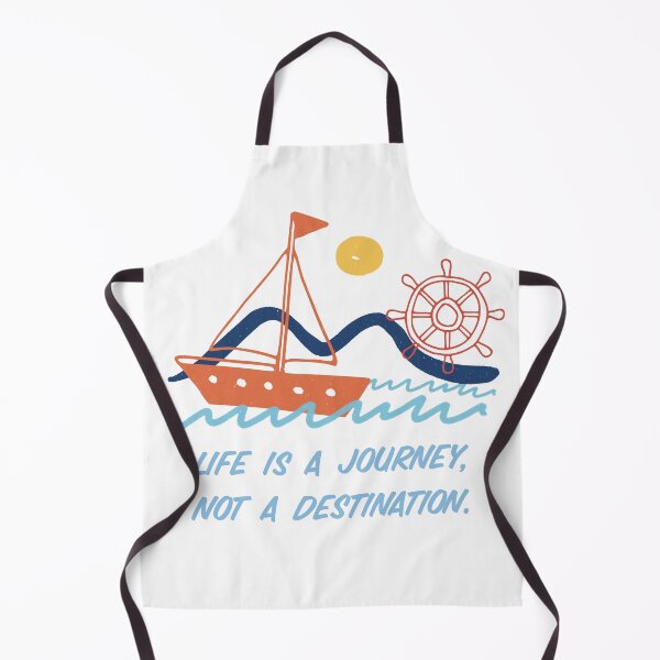 Item preview, Life Is A Journey Not A Destination Vintage Sailboat Line Art designed and sold by Aelmajaoui.