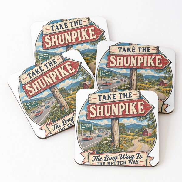 Item preview, Take the Shunpike — The Long Way Is the Better Way designed and sold by Past in Threads.