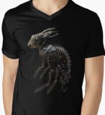 BIO-MECHANICAL ZOMBUNNIE Men's V-Neck T-Shirt