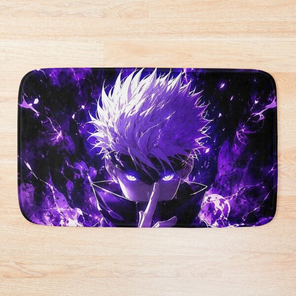 Item preview, Purple Infinity Sorcerer – Powerful Blindfolded Anime Mystic Energy Art designed and sold by Dyan4.