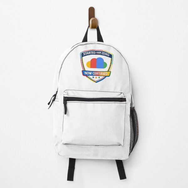 Item preview, Started from Zero, Now Certified Design | Google Cloud colors | Sticker | Tech Decals | Pin | meme designed and sold by I am Certified Designs.