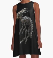 BIO-MECHANICAL ZOMBUNNIE A-Line Dress