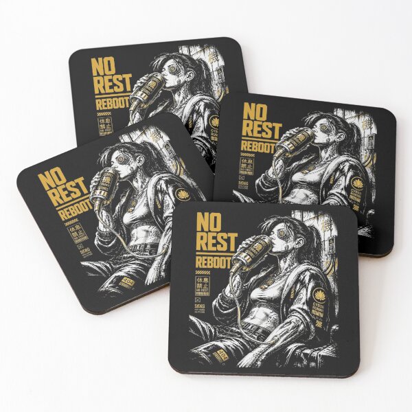 Item preview, No Rest Reboot Late Night Energy Gamer designed and sold by macadolie.
