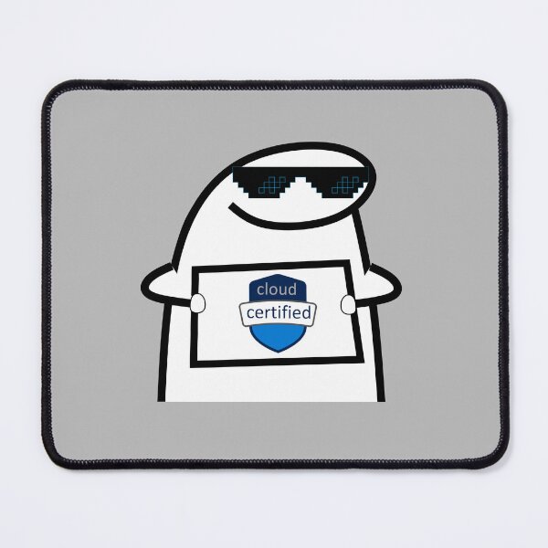 Item preview, Cloud Certified Badge Design | Microsoft Azure colors | Sticker | Tech Decals | Pin | Meme | cat designed and sold by I am Certified Designs.