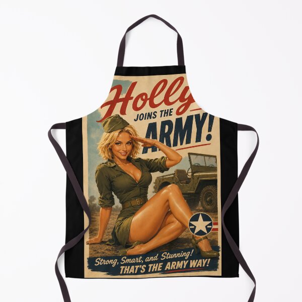Artikelvorschau, Holly tritt der Armee bei – Retro-Poster entworfen und verkauft von Moviebuff91.