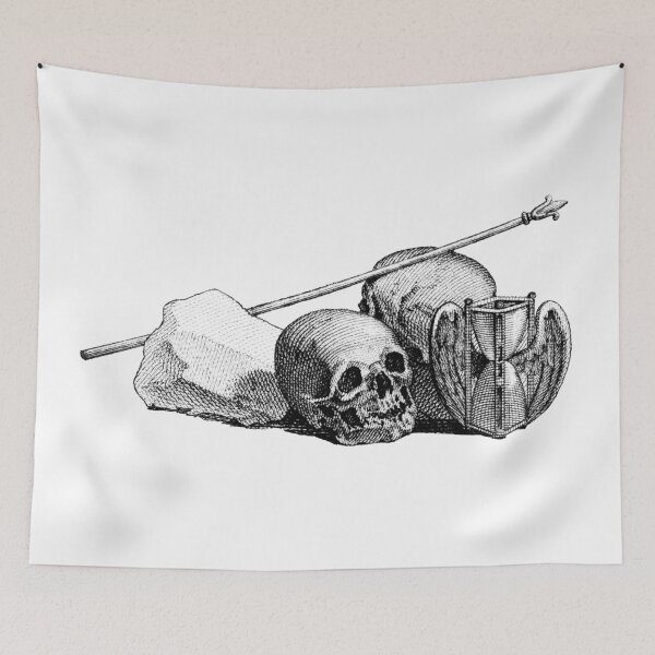 Item preview, Memento Mori at the entrance to The Catacombs by Alexand Desenne 1813 designed and sold by Hedrin.