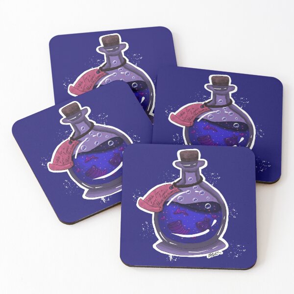 Aperçu de l'œuvre Potion d'amour bleue – Sortilège de romance magique créée et vendue par TheMossAndMermaid.