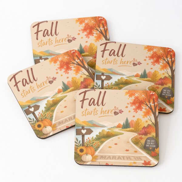 Item preview, Fall Marathon Starts Here designed and sold by lifeinspired4u.