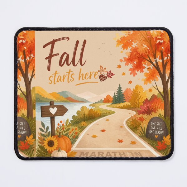 Item preview, Fall Marathon Starts Here designed and sold by lifeinspired4u.