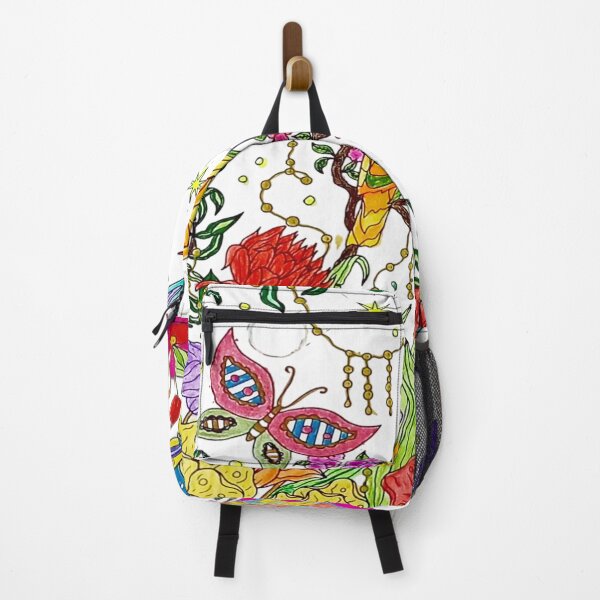 Item preview, Enchanted Night Garden Birds Butterflies Floral Folk Art designed and sold by wdsret.