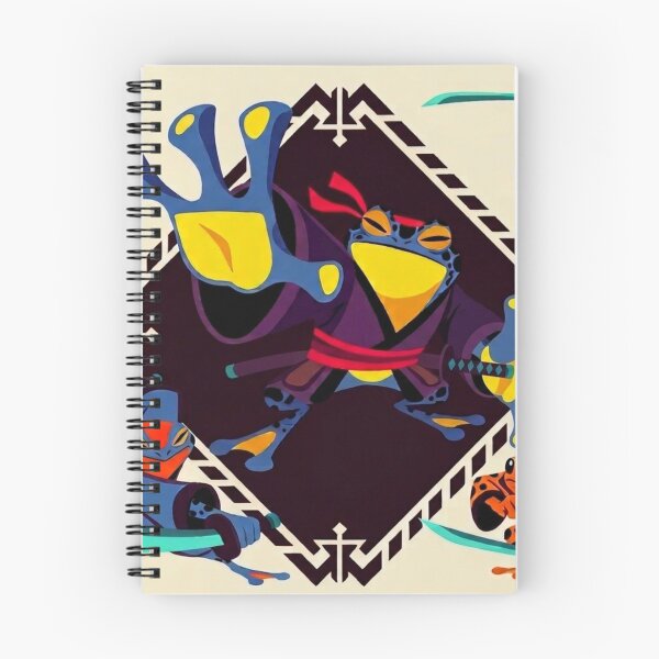 Item preview, Amphibian Ninjas in Neon Visions (V3) designed and sold by SabaMirzique.