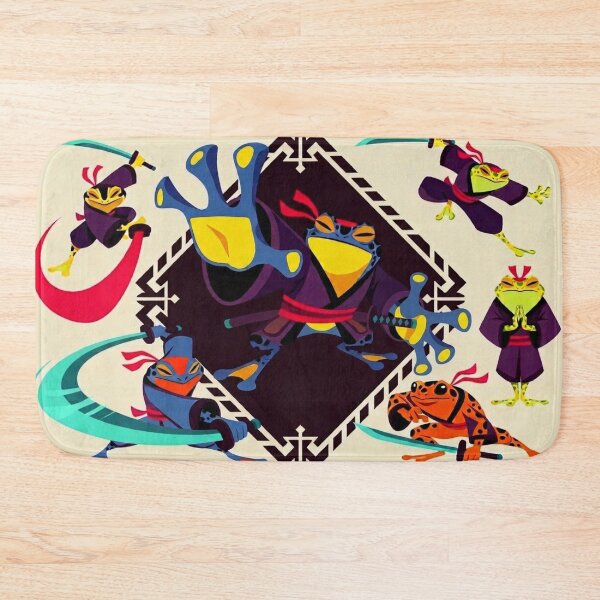 Item preview, Amphibian Ninjas in Neon Visions (V3) designed and sold by SabaMirzique.
