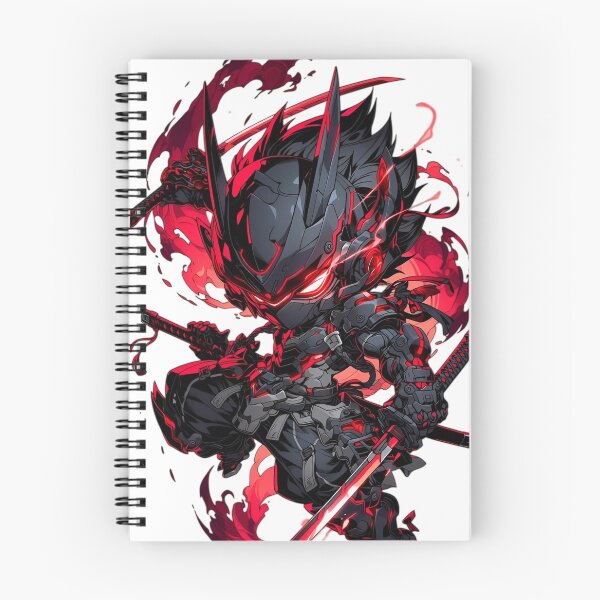 Item preview, Dark Crimson Samurai Warrior – Red Black Demon Ronin Anime Style designed and sold by Dyan4.