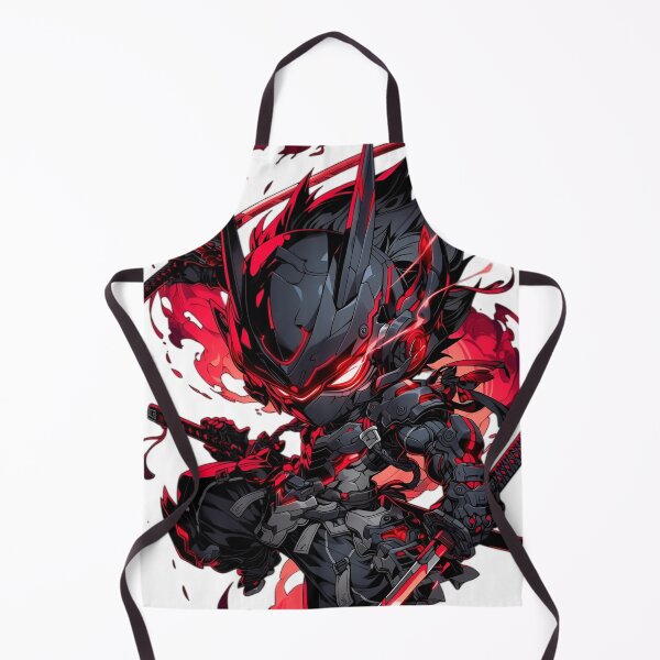 Item preview, Dark Crimson Samurai Warrior – Red Black Demon Ronin Anime Style designed and sold by Dyan4.