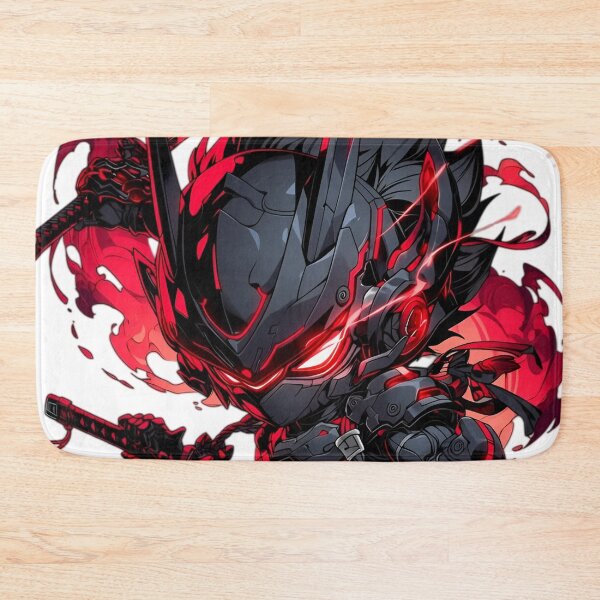 Item preview, Dark Crimson Samurai Warrior – Red Black Demon Ronin Anime Style designed and sold by Dyan4.