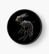 BIO-MECHANICAL ZOMBUNNIE Clock