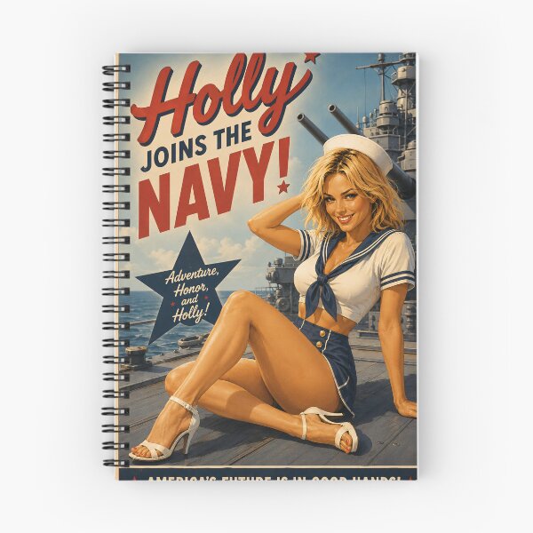 Item preview, Holly Joins The Navy Poster designed and sold by Moviebuff91.