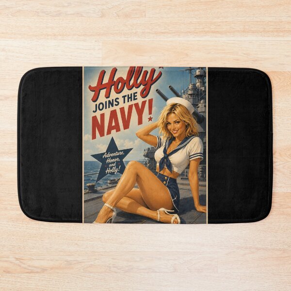 Item preview, Holly Joins The Navy Poster designed and sold by Moviebuff91.