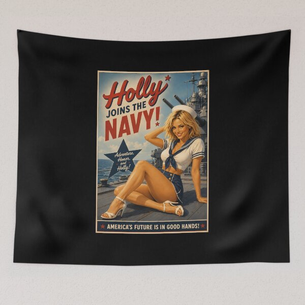 Item preview, Holly Joins The Navy Poster designed and sold by Moviebuff91.