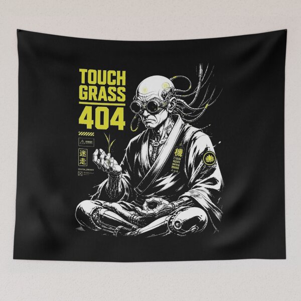 Item preview, Touch Grass 404 Error Funny Gamer Indoor Life designed and sold by macadolie.