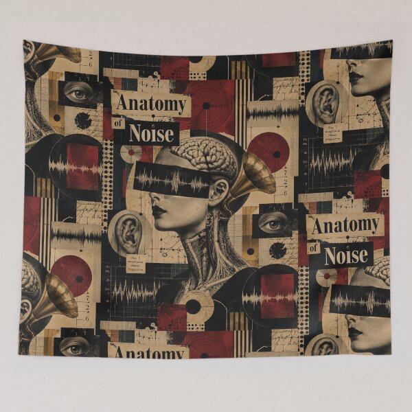 Item preview, Anatomy of Noise  Surreal Acoustic Dada Collage designed and sold by MarksBook.