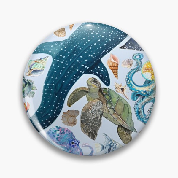 Item preview, Underwater Wonders A Vibrant Exploration of Ocean Life Featuring Marine Marvels Like the Whale Shark, Turtles, Dolphins, and Colorful Coral Reefs designed and sold by Matt_Smith.