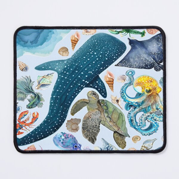 Item preview, Underwater Wonders A Vibrant Exploration of Ocean Life Featuring Marine Marvels Like the Whale Shark, Turtles, Dolphins, and Colorful Coral Reefs designed and sold by Matt_Smith.