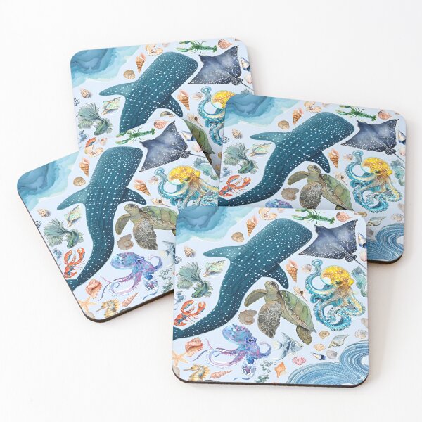 Item preview, Underwater Wonders A Vibrant Exploration of Ocean Life Featuring Marine Marvels Like the Whale Shark, Turtles, Dolphins, and Colorful Coral Reefs designed and sold by Matt_Smith.