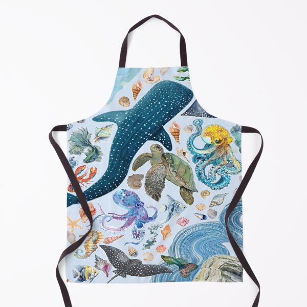 Item preview, Underwater Wonders A Vibrant Exploration of Ocean Life Featuring Marine Marvels Like the Whale Shark, Turtles, Dolphins, and Colorful Coral Reefs designed and sold by Matt_Smith.