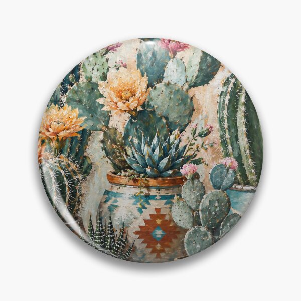 Item preview, Southwest Succulent Charm designed and sold by AmairaPhotoArt.