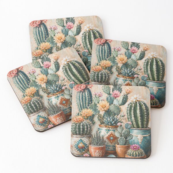 Item preview, Southwest Succulent Charm designed and sold by AmairaPhotoArt.