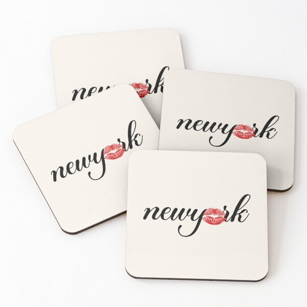 Item preview, New York Lips Typography Design designed and sold by FemmePod.