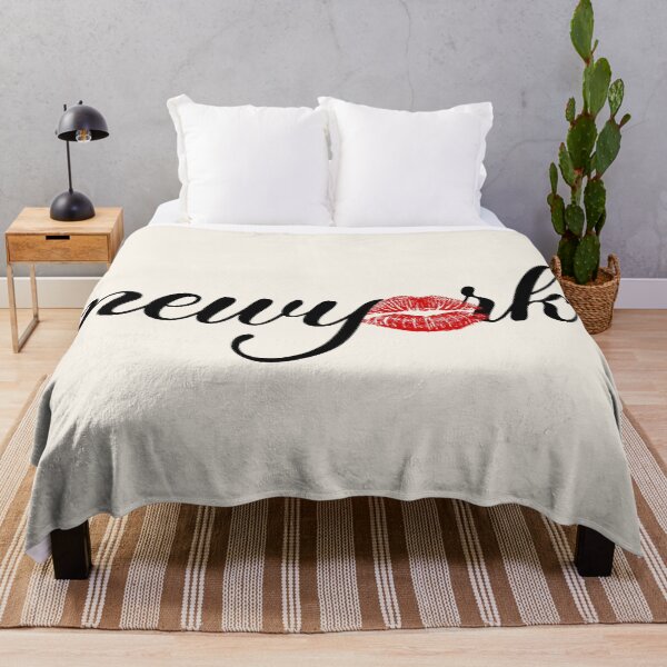 Item preview, New York Lips Typography Design designed and sold by FemmePod.