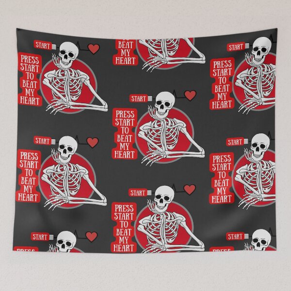 Item preview, Funny Halloween Skeleton Dead Inside  designed and sold by aliyeus.