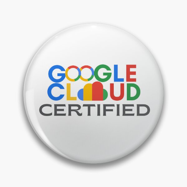 Item preview, Google Cloud Certified Design | Stickers, T-Shirts, Mugs, Backpacks, Pins, Notebooks & More designed and sold by I am Certified Designs.