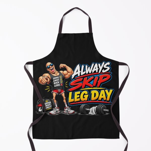 Item preview, Never Trains Legs - Funny Gym Workout Tee designed and sold by FunMugsAndMore .