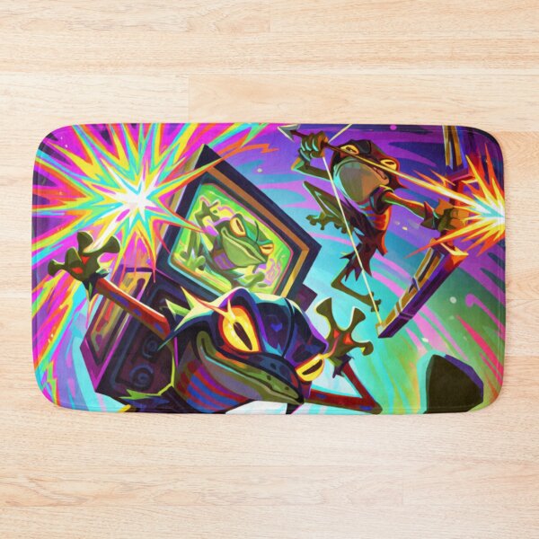 Item preview, Amphibian Ninjas in Neon Visions (V4) designed and sold by SabaMirzique.