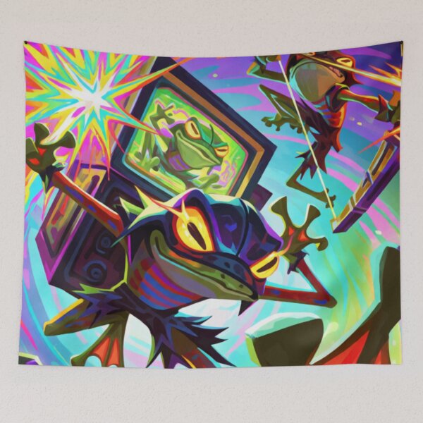 Item preview, Amphibian Ninjas in Neon Visions (V4) designed and sold by SabaMirzique.