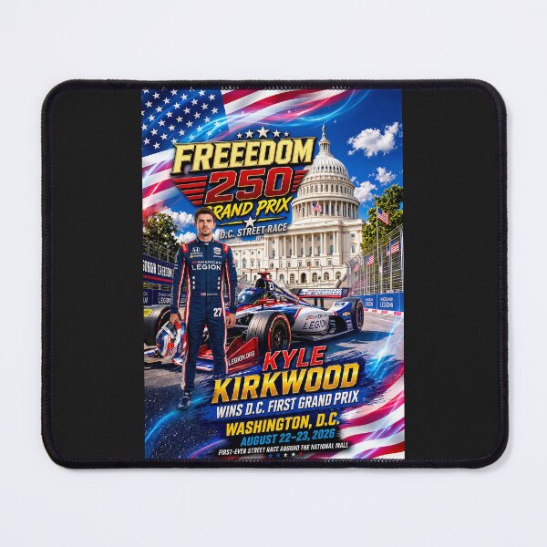 Item preview, FREEDOM 250 - GRAND PRIX - Kyle Kirkwood wins 1st ever Grand Prix - 250th Anniversary Celebration 1776 to 2026 designed and sold by DBM Photo Art 1.
