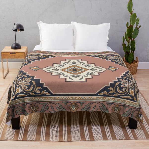 Item preview, Vintage Boho Dusty Rose Tribal Medallion designed and sold by arteresting-art.