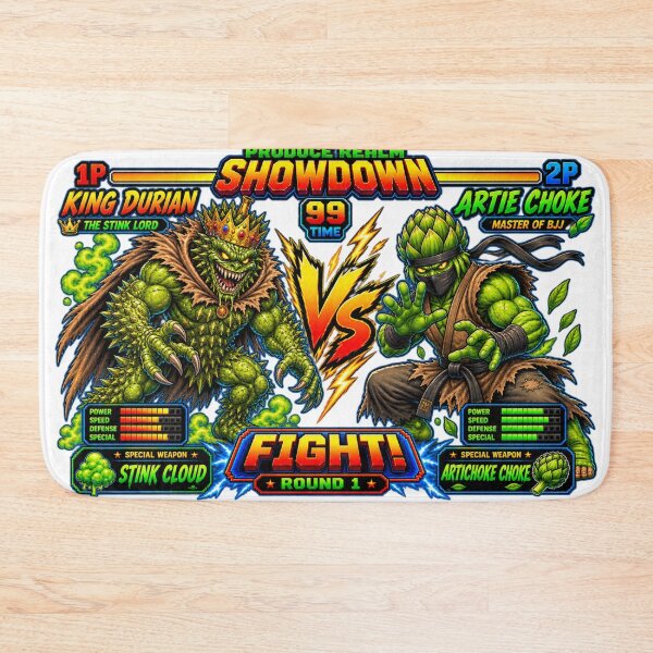 Item preview, Produce Realm Showdown - Durian VS Choke designed and sold by Fort Chiswell Trading Company.