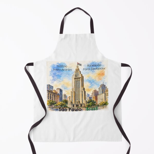 Item preview, Edificio Altino Arantes Banespa Farol Santander – Sao Paulo Watercolor Art designed and sold by Sampa In Focus.