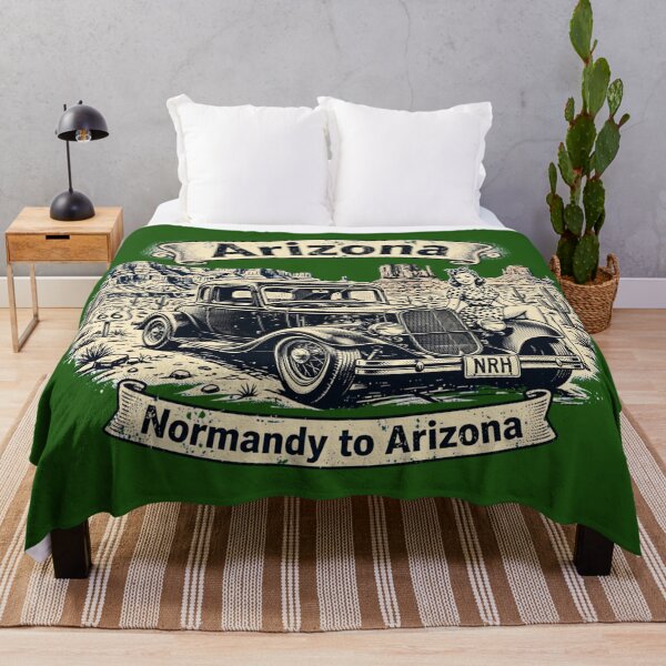 Item preview, Arizona Route 66 T-Shirt - Normandy to Arizona designed and sold by Normandy Road Heritage™ - Vintage Garage Art.