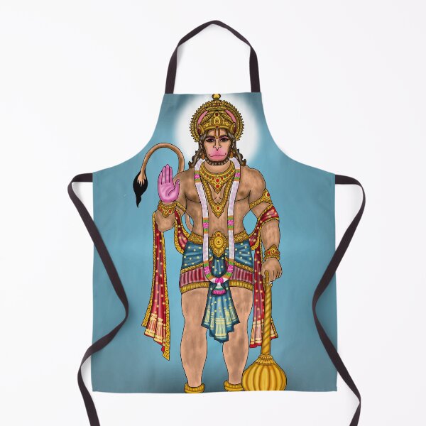 Item preview, Lord Hanuman Digital Drawing | Powerful Hindu God Devotional Artwork designed and sold by Harshit_Digital_Arts.