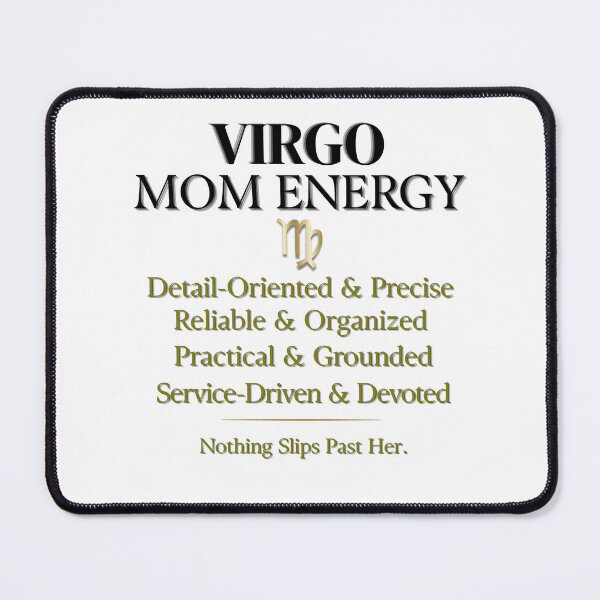 Item preview, Virgo Mom Energy Statement designed and sold by ZenWealthDesign.