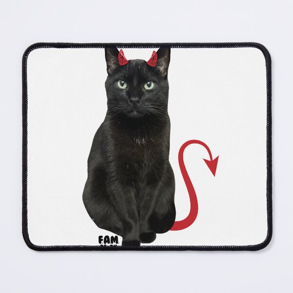 Item preview, Black Devil Cat | Merlin Edition | 1 designed and sold by FeralAuntMode.