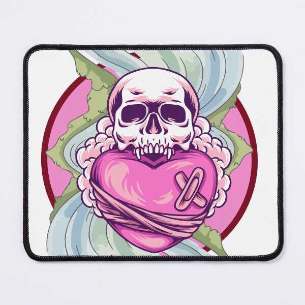 Item preview, Gothic Romantic Pink Skeleton Skull Art designed and sold by aliyeus.