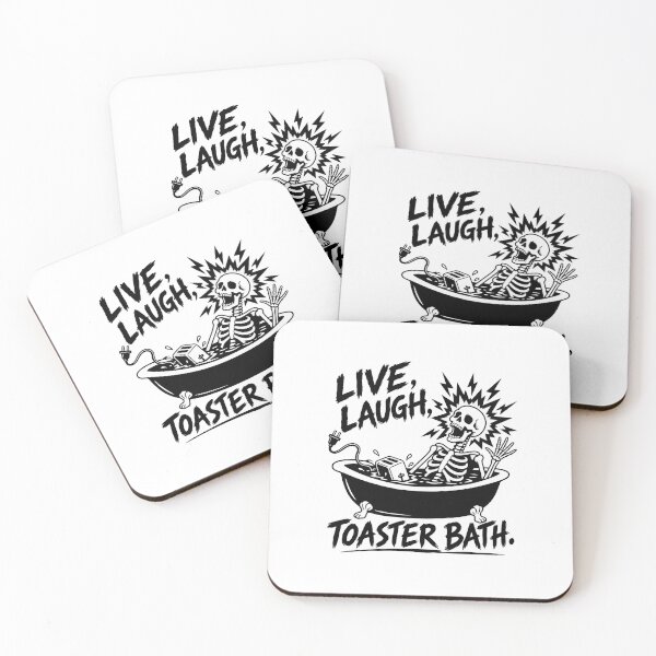 Item preview, Live Laugh Toaster Bath designed and sold by Binky Studio.