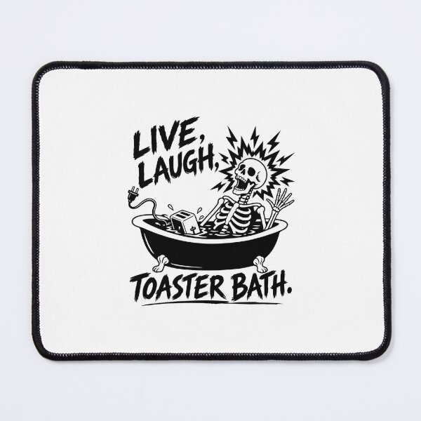 Item preview, Live Laugh Toaster Bath designed and sold by Binky Studio.