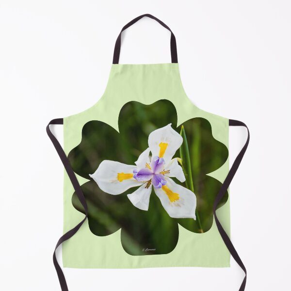 Item preview, White Grandiflora Wild Iris Flower design designed and sold by AuraInkSC.